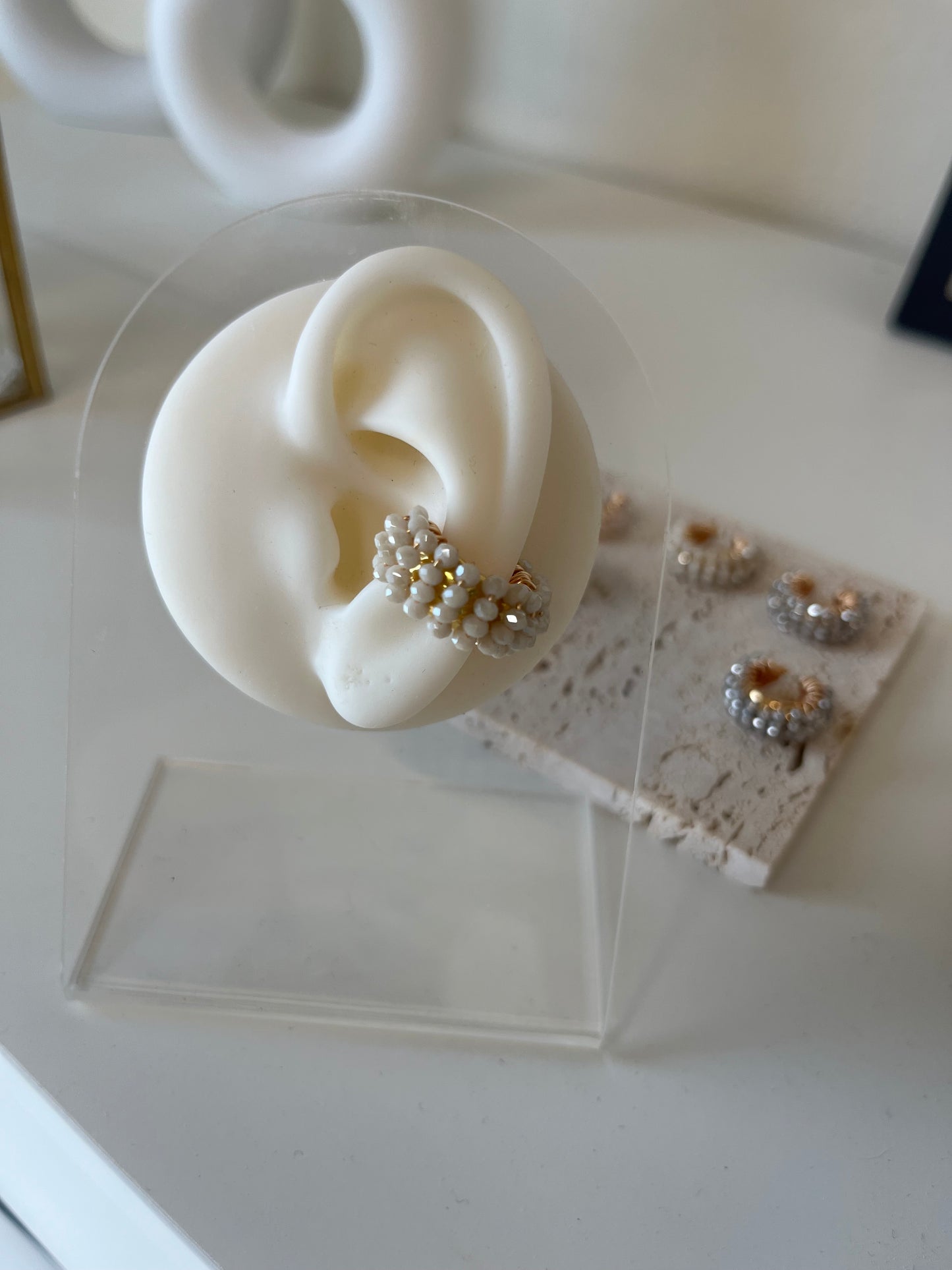 Beige Ear Cuff