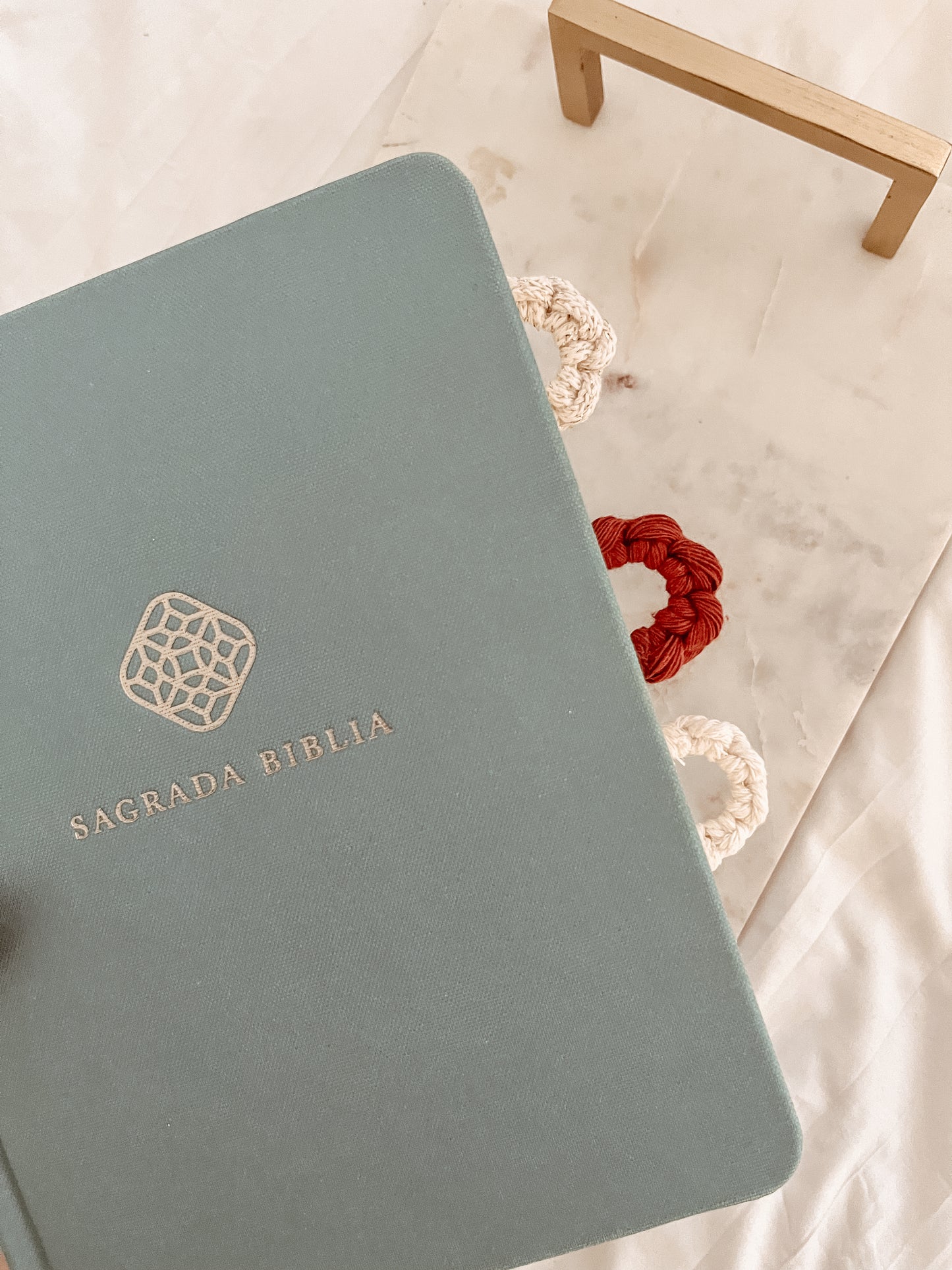 White & Gold Bookmark