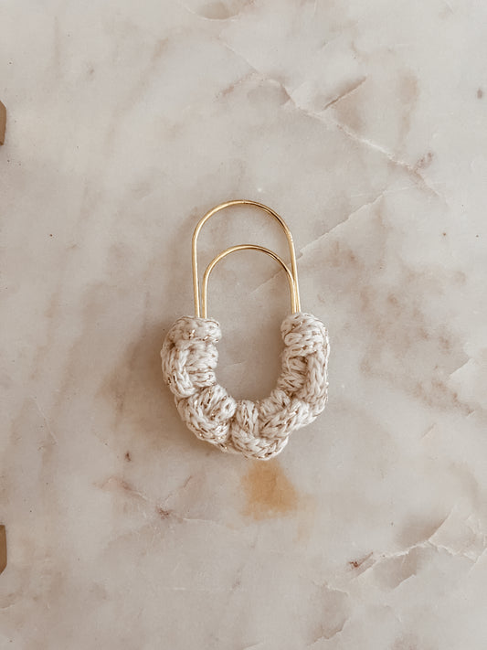 White & Gold Bookmark