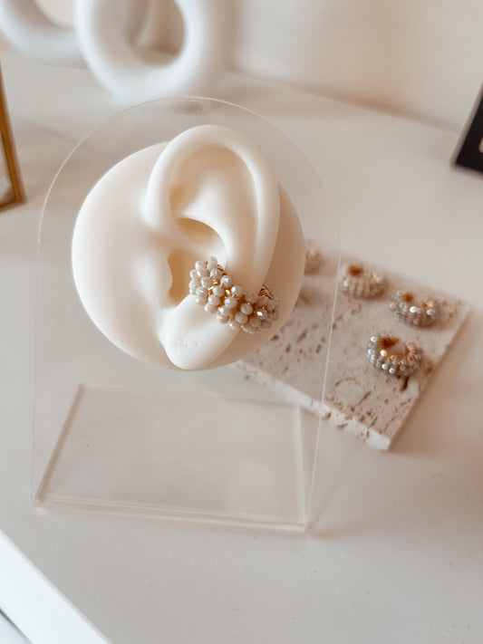 Beige Ear Cuff