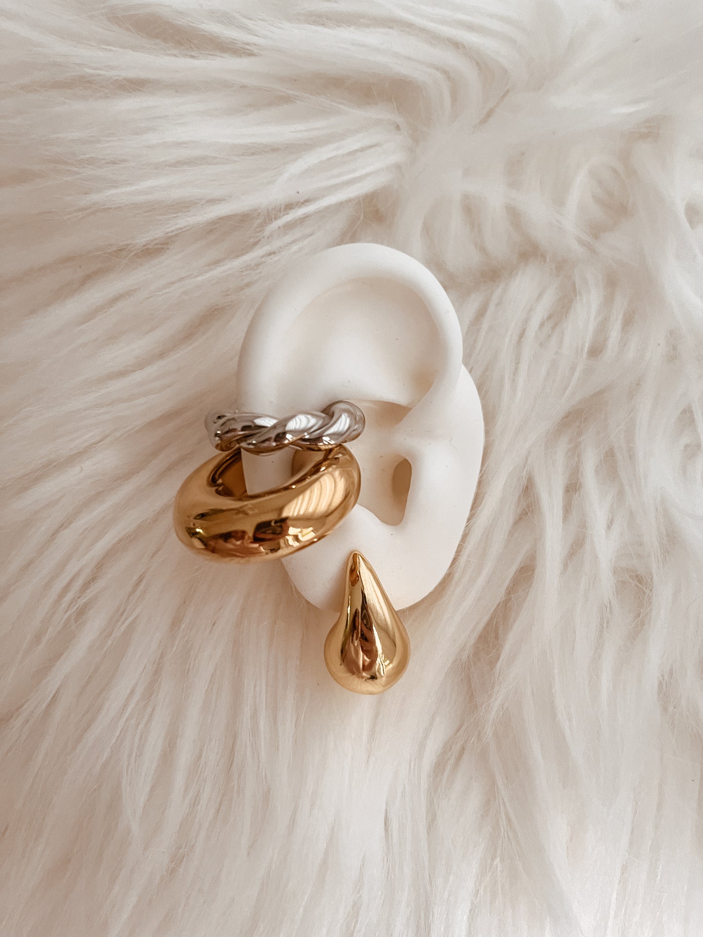 Chunky Gold Ear Cuff