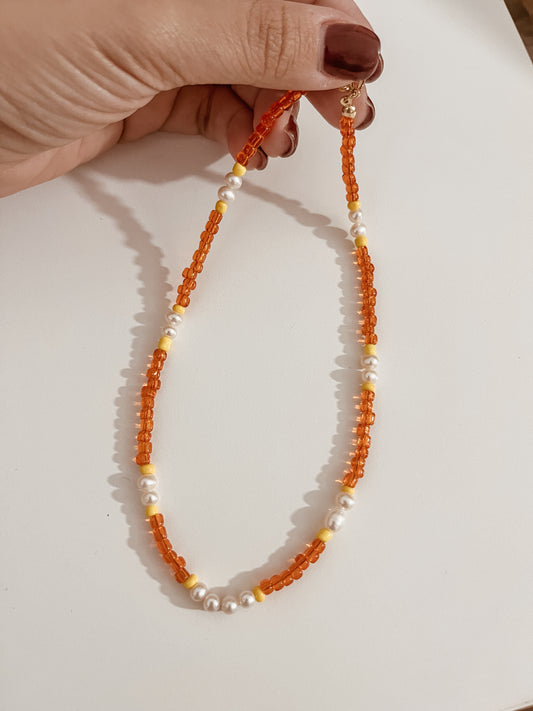 Orange Necklace