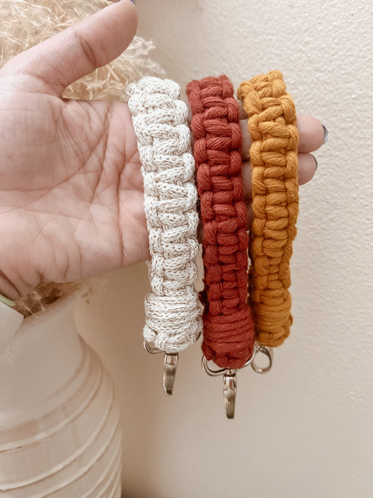 Fall Macramé Keychain