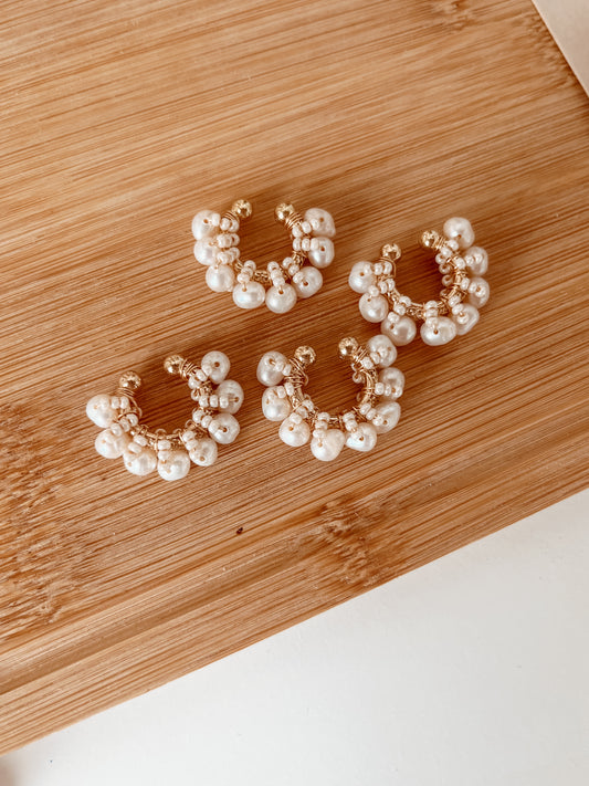Ear Cuff Perlas